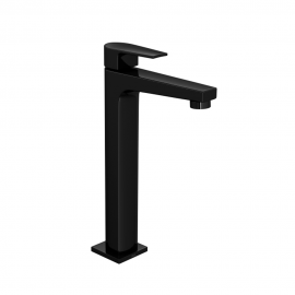 Torneira Deca de Mesa Bica Alta para Lavatório | Level - Black Noir