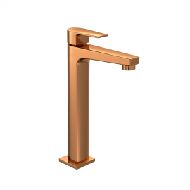 Torneira Deca de Mesa Bica Alta para Lavatório | Level - Red Gold