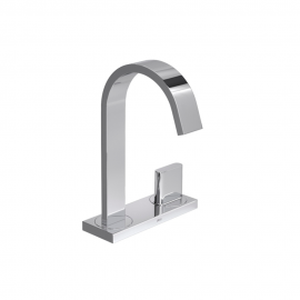 Torneira Lavatório Mesa Bica Alta C/Chapa DN15 Polo-CR