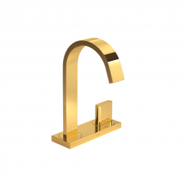 Torneira Lavatório Mesa Bica Alta C/Chapa DN15 Polo-GL