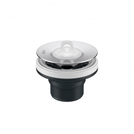 Válvula de Escoamento Deca com Tampa Plástica para Lavatório Cuba e Bidê - Cromado