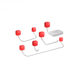 Kit Capinhas de Silicone Vermelha - ACES PIX