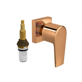 Acabamento para Registro de Pressão Deca 1/2" e 3/4" com Mecanismo 1/2 Volta | Level - Red Gold