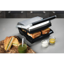 Grill Elétrico Tramontina by Breville Adjusta em Aço Inox com Bandeja Removível 220 V