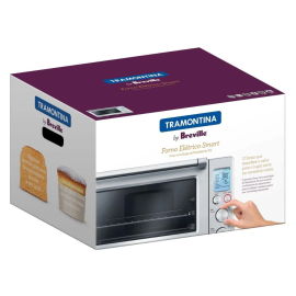 Forno Elétrico Tramontina by Breville Smart em Aço Inox 9 Funções 22 L 220 V