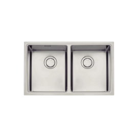 Cuba Tramontina Design Collection Quadrum 2C 34 em Aço Inox com Acabamento Scotch Brite