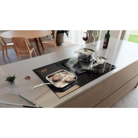 Cooktop Indução Tramontina Duo 4EI 80 com Coifa Integrada em Modo Depuração 220 V