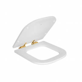 Assento Poliester Slow Close Piano GL- BRANCO