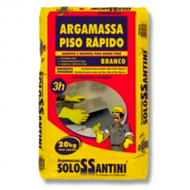 Argamassa piso rápido Cinza 20KG (piso s/ piso)