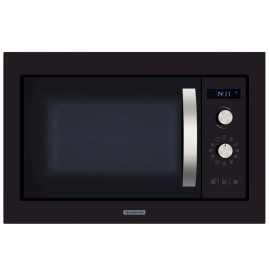 Micro-ondas de Embutir Glass Cook 60 25 L em Vidro Temperado com Acabamento Preto 8 Funções