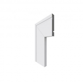 Guarnição Branca Moderna 457 100x16mm Friso