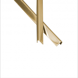 Filete J Inox Ouro Polido 120cm