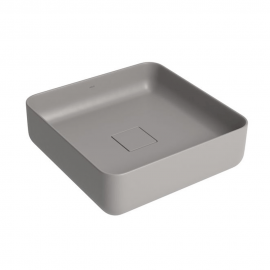 Cuba Quadrada de Apoio 40cm-Cinza Antracite