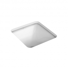 Cuba Embutir Quadrada 350MM - BRANCO