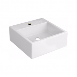 Cuba Apoio Quadrada C/Mesa 410MM-BRANCO NW