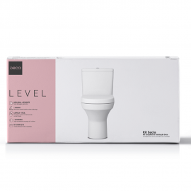 Kit Completo Bacia C/ CX Acoplada Level - BR