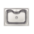 Cuba de Sobrepor Tramontina Morgana 60 FX em Aço Inox com Acabamento Acetinado 69 x 49 cm com Válvula