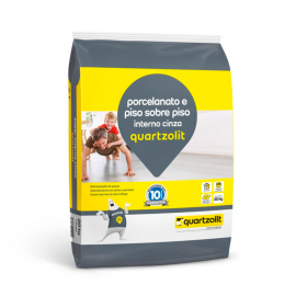 Argamassa porcelanato e piso sobre piso interno - Cinza 20KG Argamassa porcelanato e piso sobre piso interno - Cinza 20KG