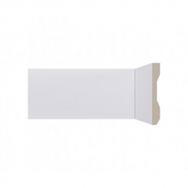 Rodape Branco LEV101 13x100mm Liso