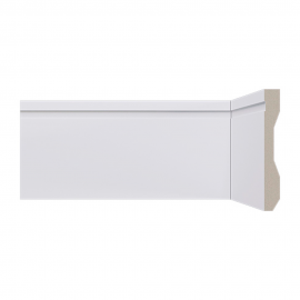 Rodape Branco LEV102 13x100mm Friso