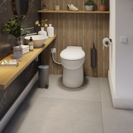 Bacia com Bomba Trituradora Sanicompact C4